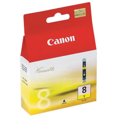 ⁨Canon Original ink/ink CLI8Y, yellow, 490s, 13ml, 0623B001, Canon iP4200, iP5200, iP5200R, MP500, MP800⁩ at Wasserman.eu
