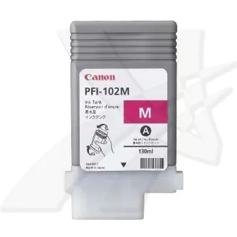 ⁨Canon oryginalny ink / tusz PFI102M, magenta, 130ml, 0897B001, Canon iPF-500, 600, 700⁩ w sklepie Wasserman.eu