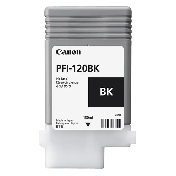 ⁨Canon oryginalny ink / tusz PFI-120 BK, black, 130ml, 2885C001, Canon TM-200, 205, 300, 305⁩ w sklepie Wasserman.eu