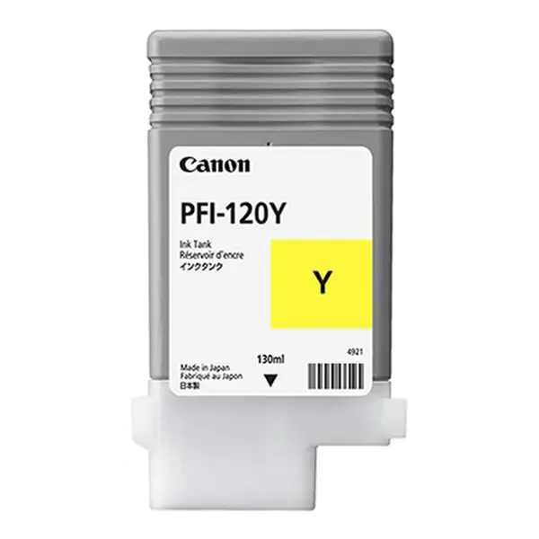 ⁨Canon oryginalny ink / tusz PFI-120 Y, 2888C001, yellow, 130ml⁩ w sklepie Wasserman.eu