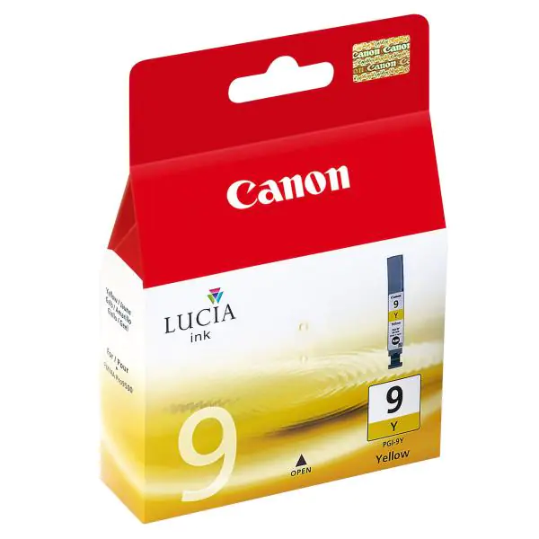 ⁨Canon oryginalny ink / tusz PGI-9 Y, 1037B001, yellow, 930s, 14ml⁩ w sklepie Wasserman.eu