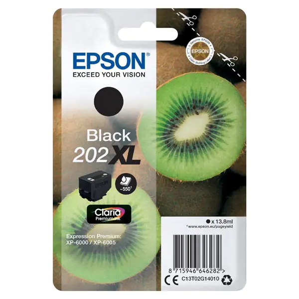 ⁨Epson oryginalny ink / tusz C13T02G14010, 202 XL, black, 1x13.8ml⁩ w sklepie Wasserman.eu