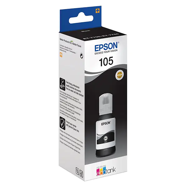 ⁨Epson oryginalny ink / tusz C13T07C14A, 115, black⁩ w sklepie Wasserman.eu