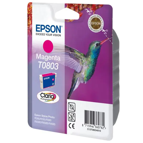 ⁨Epson oryginalny ink / tusz C13T08034011, magenta, 7,4ml⁩ w sklepie Wasserman.eu