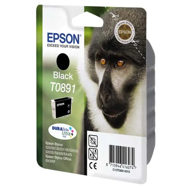 ⁨Epson oryginalny ink / tusz C13T08914011, black, 5,8ml⁩ w sklepie Wasserman.eu