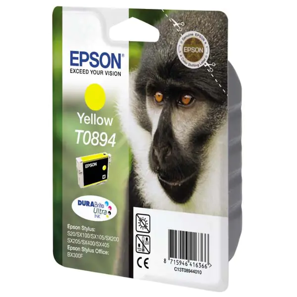 ⁨Epson oryginalny ink / tusz C13T08944011, yellow, 3,5ml⁩ w sklepie Wasserman.eu