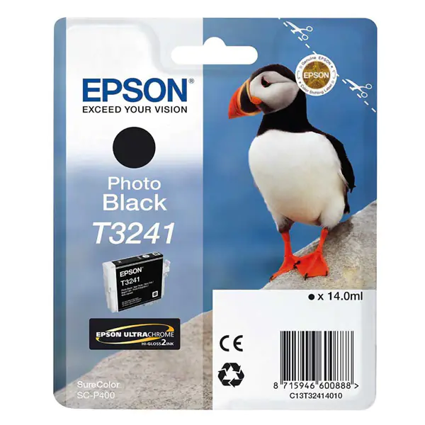 ⁨Epson oryginalny ink / tusz C13T32414010, photo black, 14ml⁩ w sklepie Wasserman.eu