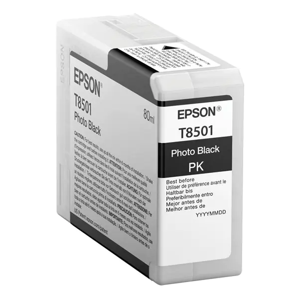 ⁨Epson oryginalny ink / tusz C13T850100, photo black, 80ml⁩ w sklepie Wasserman.eu
