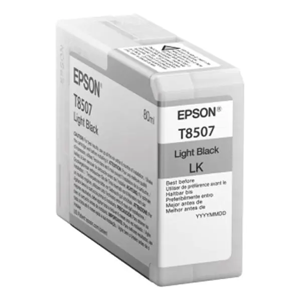 ⁨Epson oryginalny ink / tusz C13T850700, light black, 80ml⁩ w sklepie Wasserman.eu