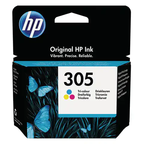⁨HP oryginalny ink / tusz 3YM60AE#301, tri-colour, blistr, 100s, HP 305, HP DeskJet 2300, 2710, 2720, Plus 4100⁩ w sklepie Wasserman.eu