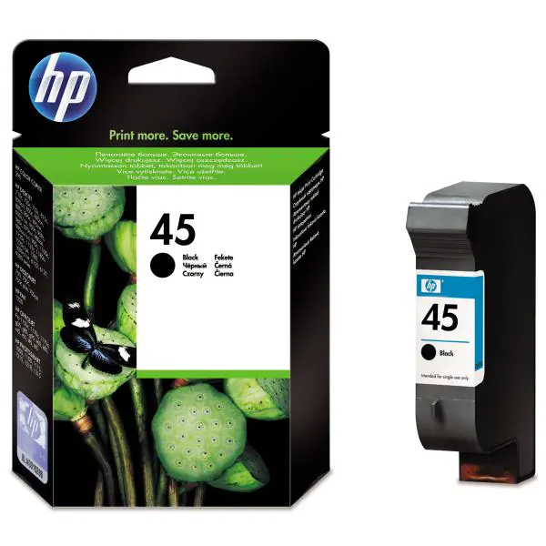 ⁨HP oryginalny ink / tusz 51645AE, HP 45, black, 930s, 42ml⁩ w sklepie Wasserman.eu