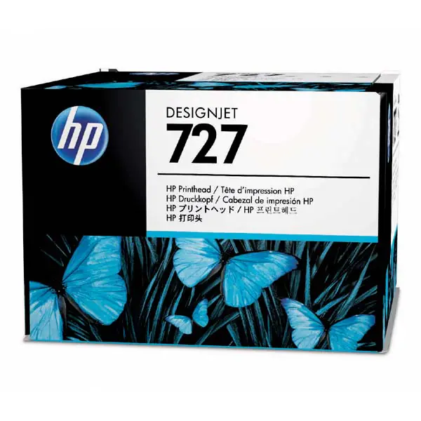 ⁨HP oryginalny Zestaw do wymiany głowicy B3P06A, HP 727, CMYK, HP DesignJet T1500, T2500, T920⁩ w sklepie Wasserman.eu