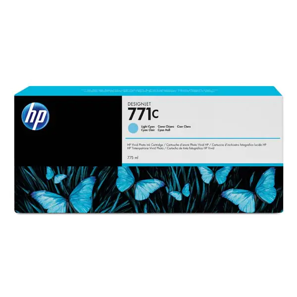 ⁨HP oryginalny ink / tusz B6Y12A, HP 771C, light cyan, 775ml⁩ w sklepie Wasserman.eu