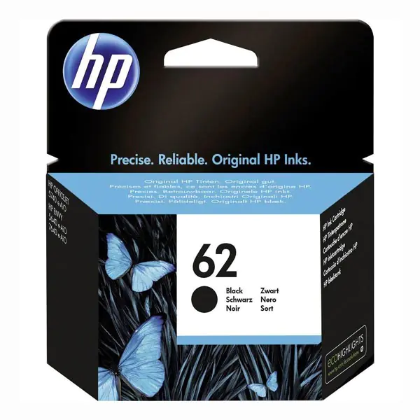 ⁨HP oryginalny ink / tusz C2P04AE, HP 62, black, 200s⁩ w sklepie Wasserman.eu