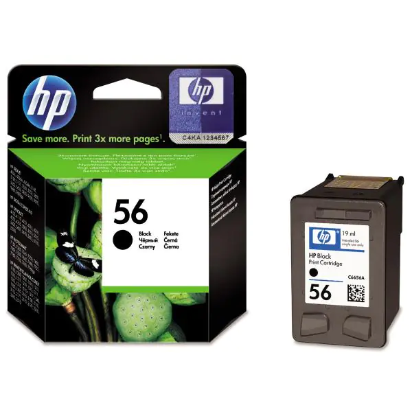 ⁨HP oryginalny ink / tusz C6656AE, HP 56, black, 520s, 19ml⁩ w sklepie Wasserman.eu