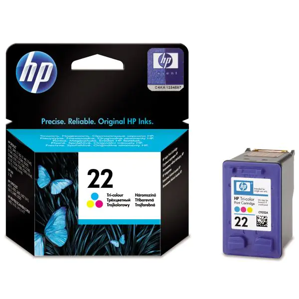 ⁨HP oryginalny ink / tusz C9352AE, HP 22, color, 138s, 5ml⁩ w sklepie Wasserman.eu