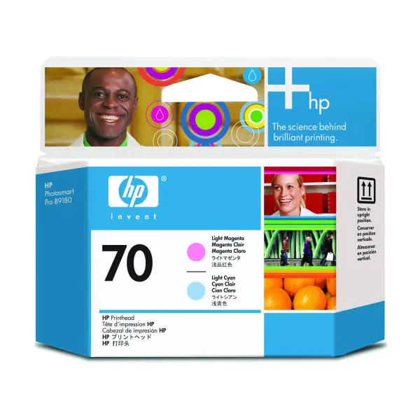 ⁨HP Original Printhead C9405A, HP 70, light cyan/light magenta, HP Photosmart Pro B9180, Designjet Z2100, Z3100⁩ at Wasserman.eu