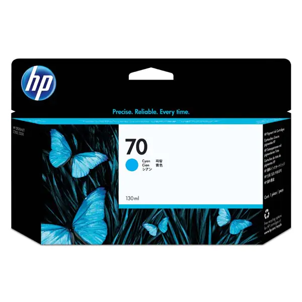 ⁨HP oryginalny ink / tusz C9452A, HP 70, cyan, 130ml⁩ w sklepie Wasserman.eu