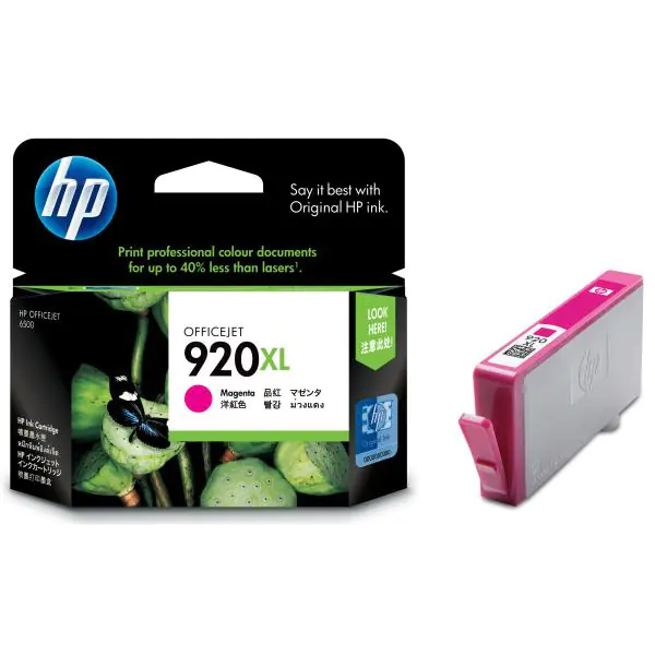 ⁨HP oryginalny ink / tusz CD973AE, HP 920XL, magenta, 700s⁩ w sklepie Wasserman.eu