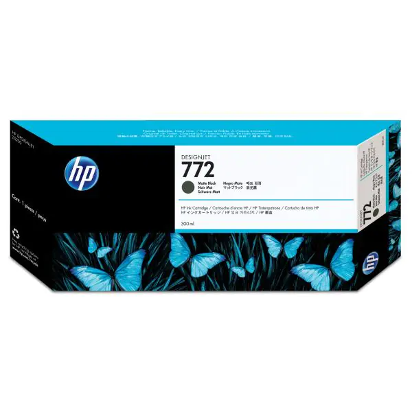 ⁨HP oryginalny ink / tusz CN635A, HP 772, matte black, 300ml⁩ w sklepie Wasserman.eu