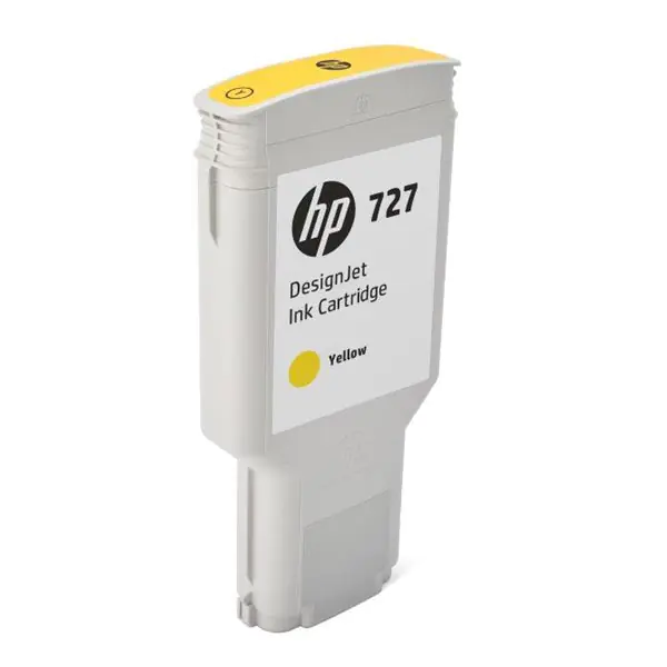 ⁨HP oryginalny ink / tusz F9J78A, HP 727, yellow, 300ml⁩ w sklepie Wasserman.eu
