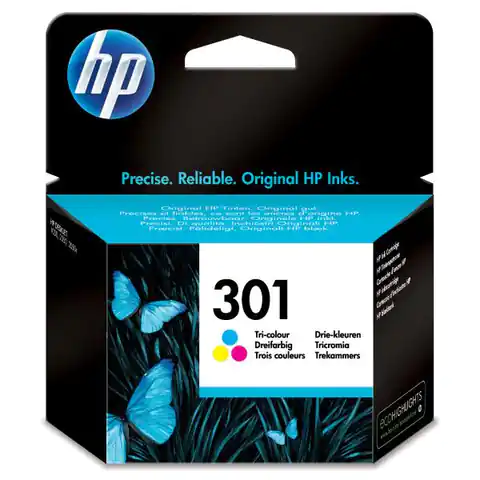 ⁨HP oryginalny ink / tusz CH562EE, HP 301, color, 150s, HP HP Deskjet 1000, 1050, 2050, 3000, 3050⁩ w sklepie Wasserman.eu