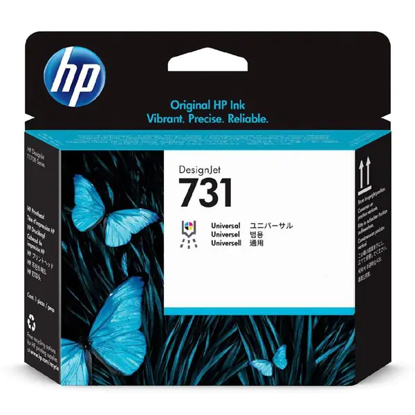 ⁨HP oryginalny głowica drukująca P2V27A, HP 731, black, 1szt⁩ w sklepie Wasserman.eu