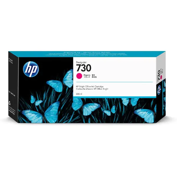 ⁨HP oryginalny ink / tusz P2V69A, HP 730, magenta, 300ml, HP HP DesignJet T1700 44 printer series, T1700dr 44⁩ w sklepie Wasserman.eu