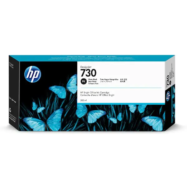 ⁨Ink cartridge HP 730 Black P2V73A⁩ at Wasserman.eu