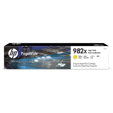 ⁨HP oryginalny ink / tusz T0B29A, HP 982X, yellow, 16000s, high capacity, HP PageWide Enterprise Color 765, 780, 785⁩ w sklepie Wasserman.eu