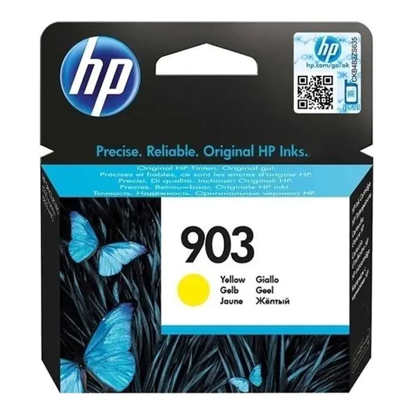 ⁨HP oryginalny ink / tusz T6L95AE, HP 903, yellow, 315s, 4ml⁩ w sklepie Wasserman.eu