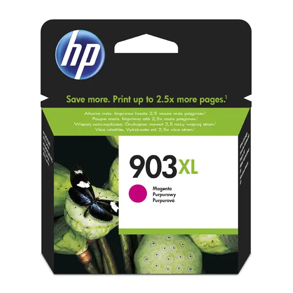 ⁨HP oryginalny ink / tusz T6M07AE, HP 903XL, magenta, blistr, 825s, 9.5ml, high capacity⁩ w sklepie Wasserman.eu