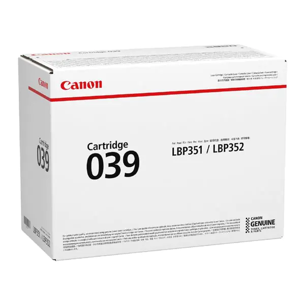 ⁨Canon original toner cartridge CRG 039, black, 11000s, 0287C001, Canon imageCLASS LBP351dn,352dn,i-SENSYS LBP351x,352x, O⁩ at Wasserman.eu