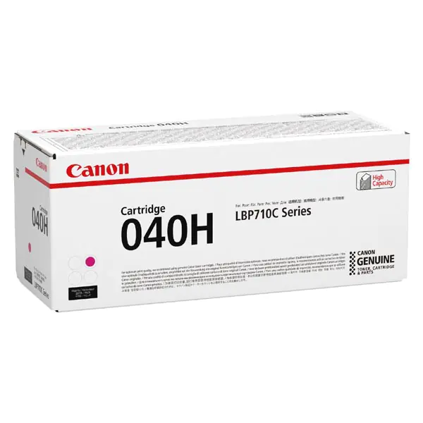 ⁨Canon Original Toner Cartridge 040H, magenta, 10000s, 0457C001, 0457C002, high capacity, Canon imageCLASS LBP712Cdn,i-SENSYS LBP710Cx, LBP⁩ at Wasserman.eu
