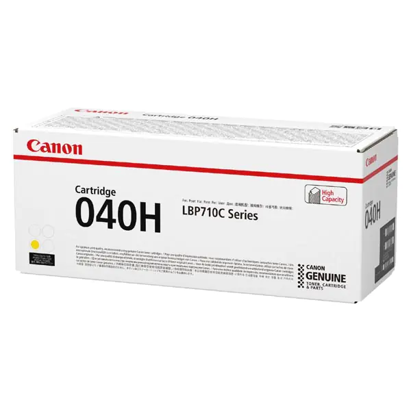 ⁨Canon oryginalny toner 040 H Y, 0455C001, yellow, 10000s, high capacity⁩ w sklepie Wasserman.eu