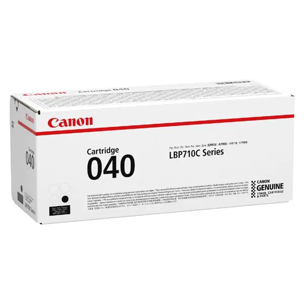 ⁨Canon Original Toner Cartridge 040 Bk, black, 6300s, 0460C001, Canon imageCLASS LBP712Cdn,i-SENSYS LBP710Cx, LBP712Cx, O⁩ at Wasserman.eu