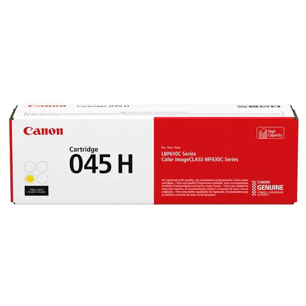 ⁨Laser Toner cartridge CANON 045 H Yellow 1243C002⁩ at Wasserman.eu