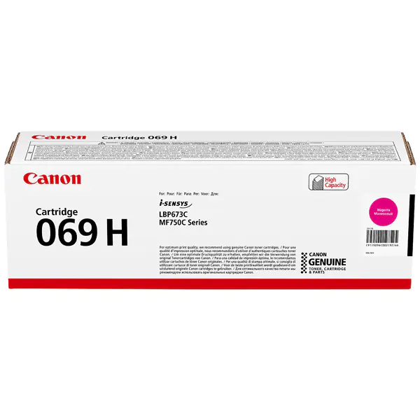 ⁨Canon oryginalny toner 069MH, magenta, 5500s, 5096C002, high capacity, Canon MF752Cdw, 754Cdw, LBP673Cdw, O⁩ w sklepie Wasserman.eu