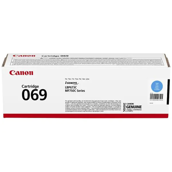 ⁨Canon oryginalny toner 069C, cyan, 1900s, 5093C002, Canon MF752Cdw, 754Cdw, LBP673Cdw, O⁩ w sklepie Wasserman.eu