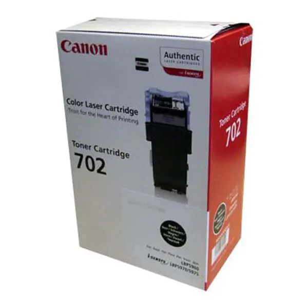 ⁨Canon oryginalny toner 702 BK, 9645A004, black, 10000s, EOL⁩ w sklepie Wasserman.eu