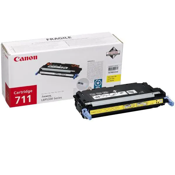 ⁨Canon Original Toner Cartridge CRG711, yellow, 6000s, 1657B002, Canon LBP-5300, O⁩ at Wasserman.eu