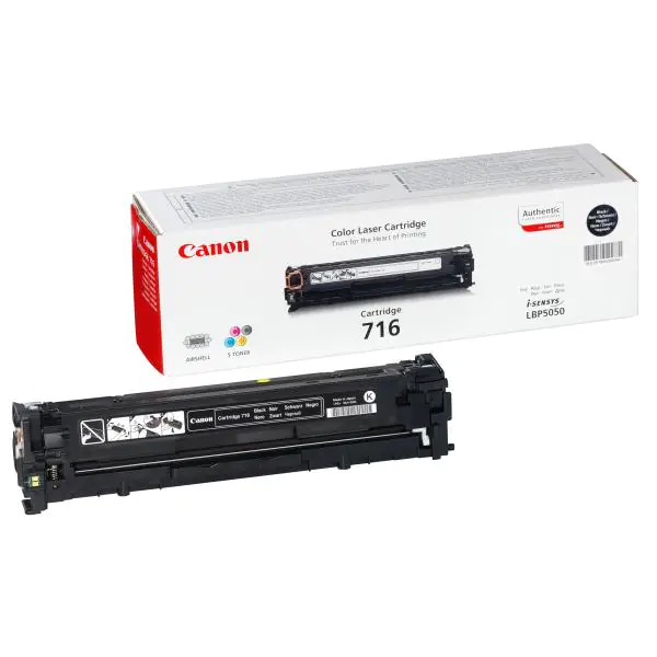 ⁨Canon oryginalny toner 716 BK, 1980B002, black, 2300s⁩ w sklepie Wasserman.eu