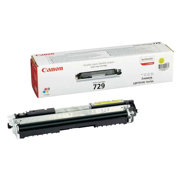 ⁨Canon Original Toner Cartridge CRG729, yellow, 1000s, 4367B002, Canon LBP-7010, 7018, O⁩ at Wasserman.eu