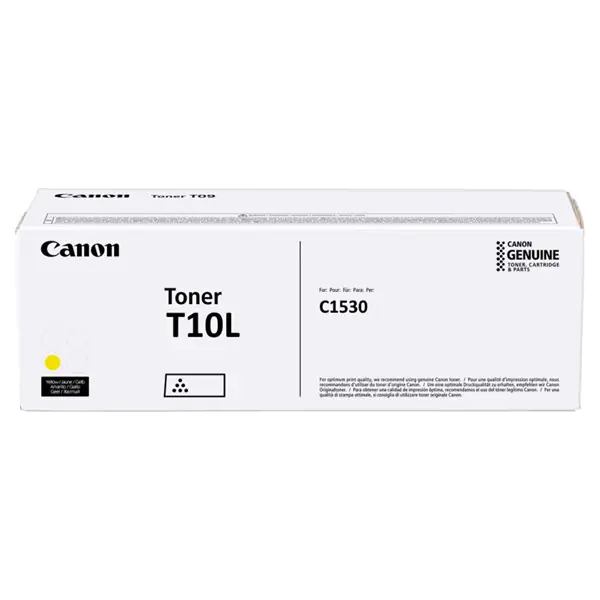 ⁨Canon Original Toner Cartridge T10L, yellow, 5000s, 4802C001, Canon iR 1538iF, 1533iF, i-SENSYS X C1538P, X C1533P, O⁩ at Wasserman.eu