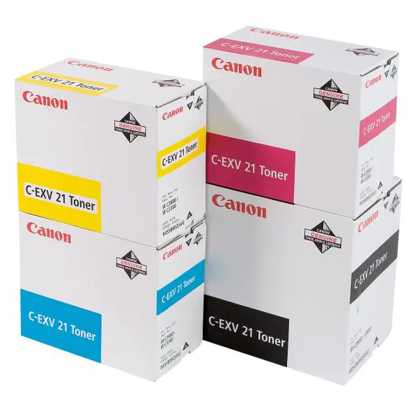 ⁨Canon Original Laser Toner Cartridge CEXV21, cyan, 14000s, 0453B002, Canon iR-C2880, 3380, 3880, 260g, O⁩ at Wasserman.eu