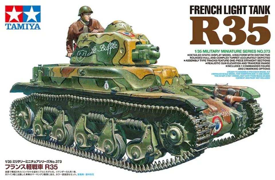 ⁨TAMIYA French Light Tank R-35⁩ at Wasserman.eu
