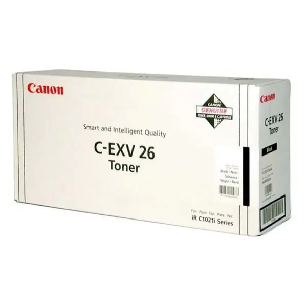 ⁨Canon oryginalny toner C-EXV26 BK, 1660B006, black, 6000s⁩ w sklepie Wasserman.eu