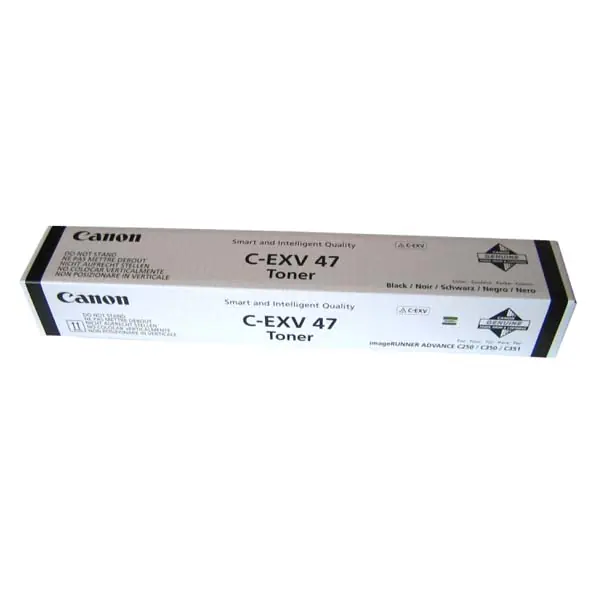 ⁨Canon Original Laser Toner Cartridge CEXV47, black, 19000s, 8516B002, Canon IRA C250,255,350,351,355,IR-C250,255,350,351,355, O⁩ at Wasserman.eu