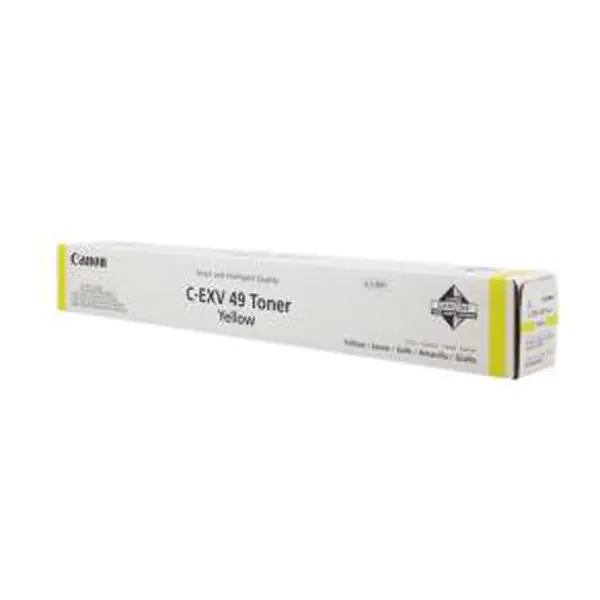 ⁨Canon oryginalny toner C-EXV49 Y, 8527b002, yellow, 19000s⁩ w sklepie Wasserman.eu