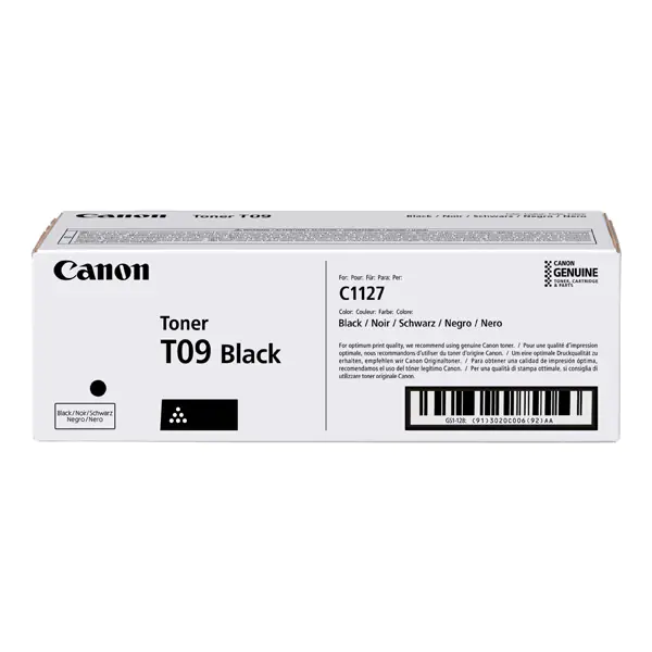 ⁨Canon oryginalny toner T09, black, 7600s, 3020C006, Canon i-SENSYS X C1127i, i-SENSYS X C1127P Series, O⁩ w sklepie Wasserman.eu